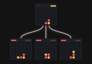 Interactive Monte Carlo Tree Search Demo